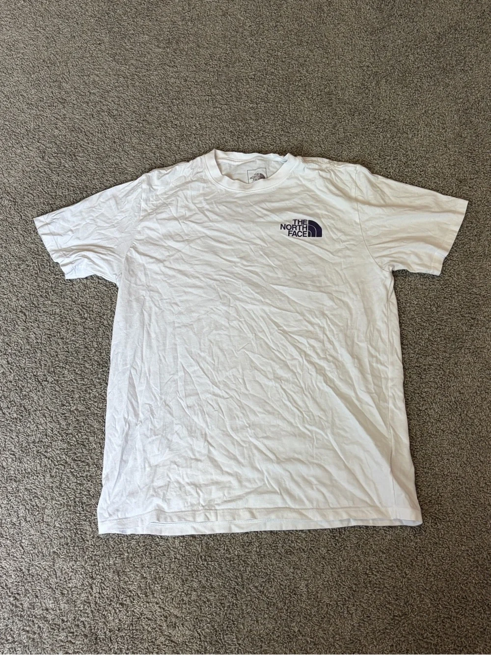 The North Face White Short-Sleeve Logo Tee